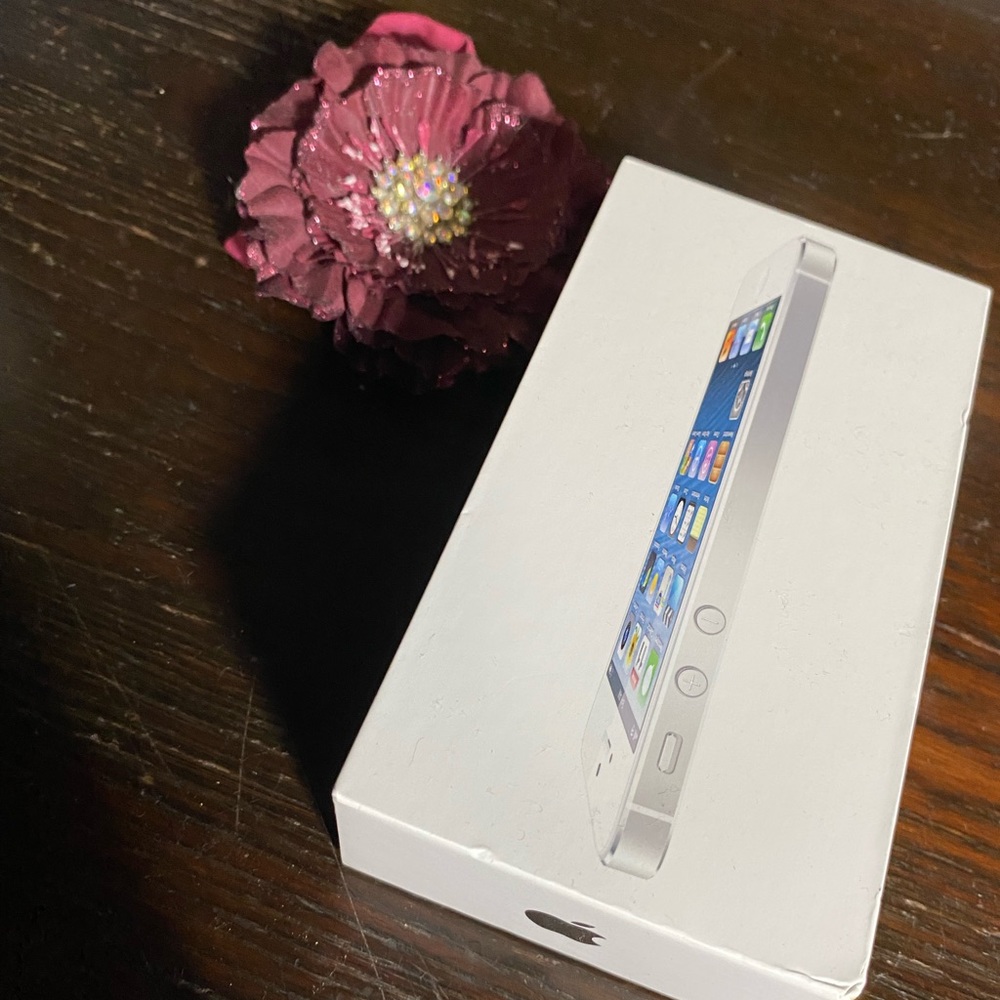 EMPTY Apple iPhone 5 White 64GB Box